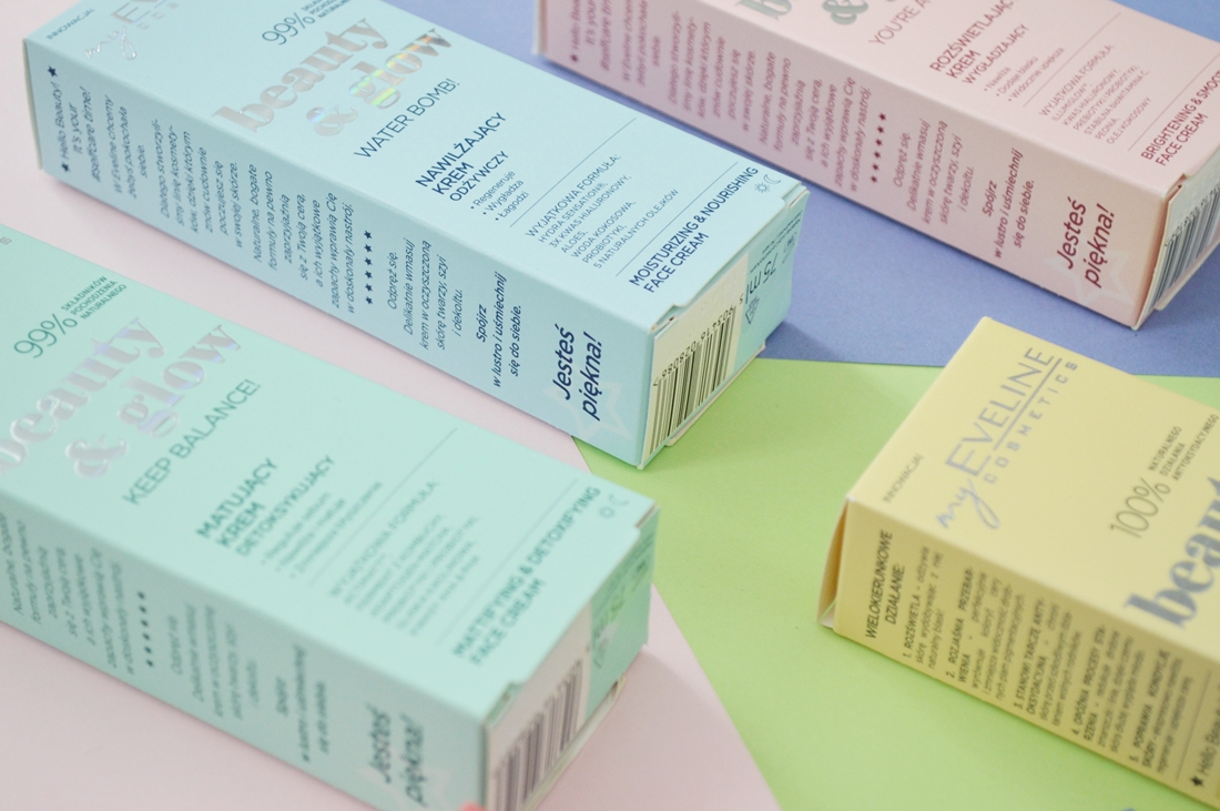 eveline beauty&glow kosmetyki nowa seria puderek.com.pl